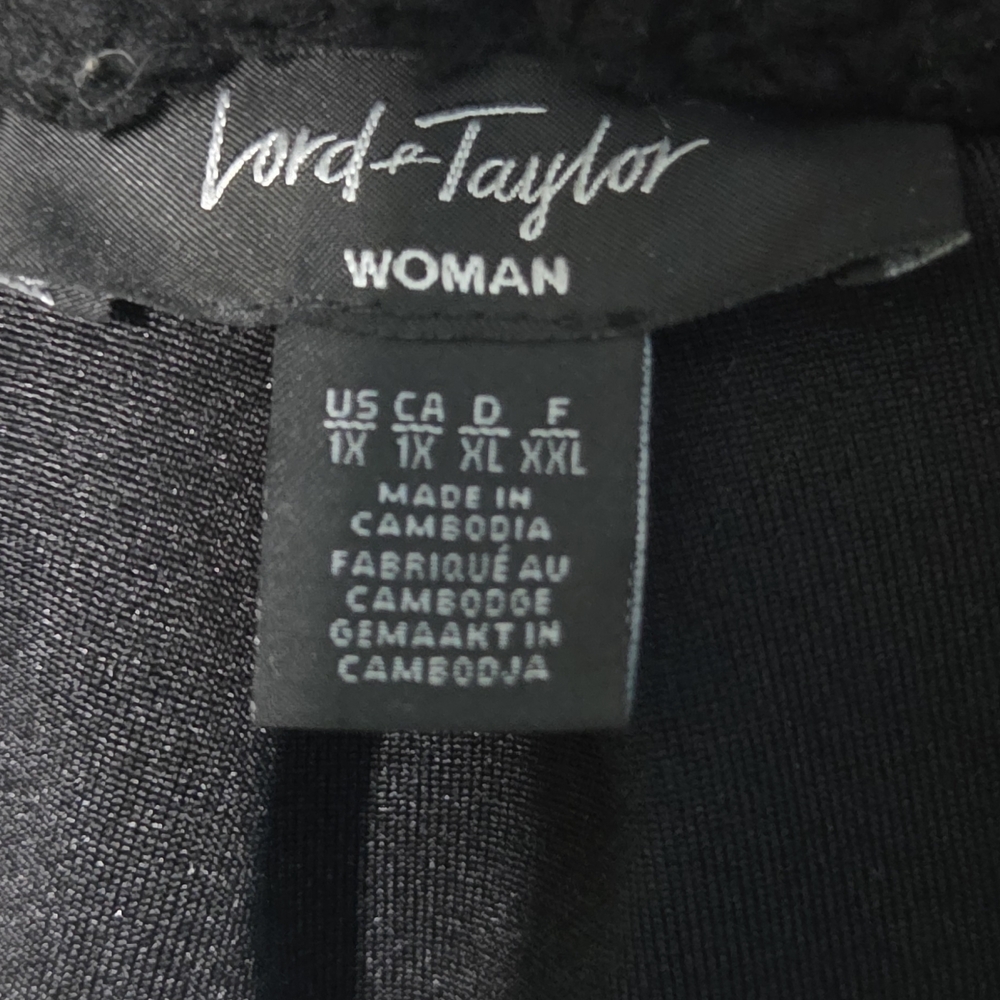 Lord & Taylor Classic Black Women's Blazer - Picture 3 of 4